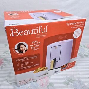 Beautiful 3qt Digital Air Fryer Lavender with TurboCrisp Technology Lavender